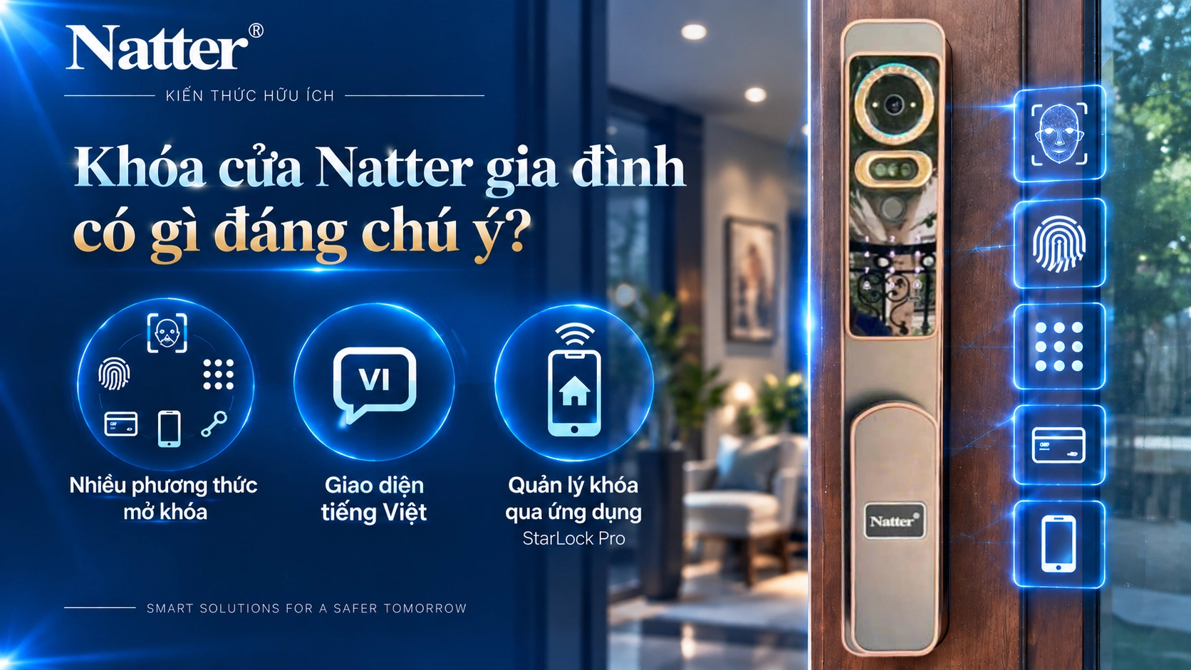 Khóa cửa Natter gia đình có gì đáng chú ý