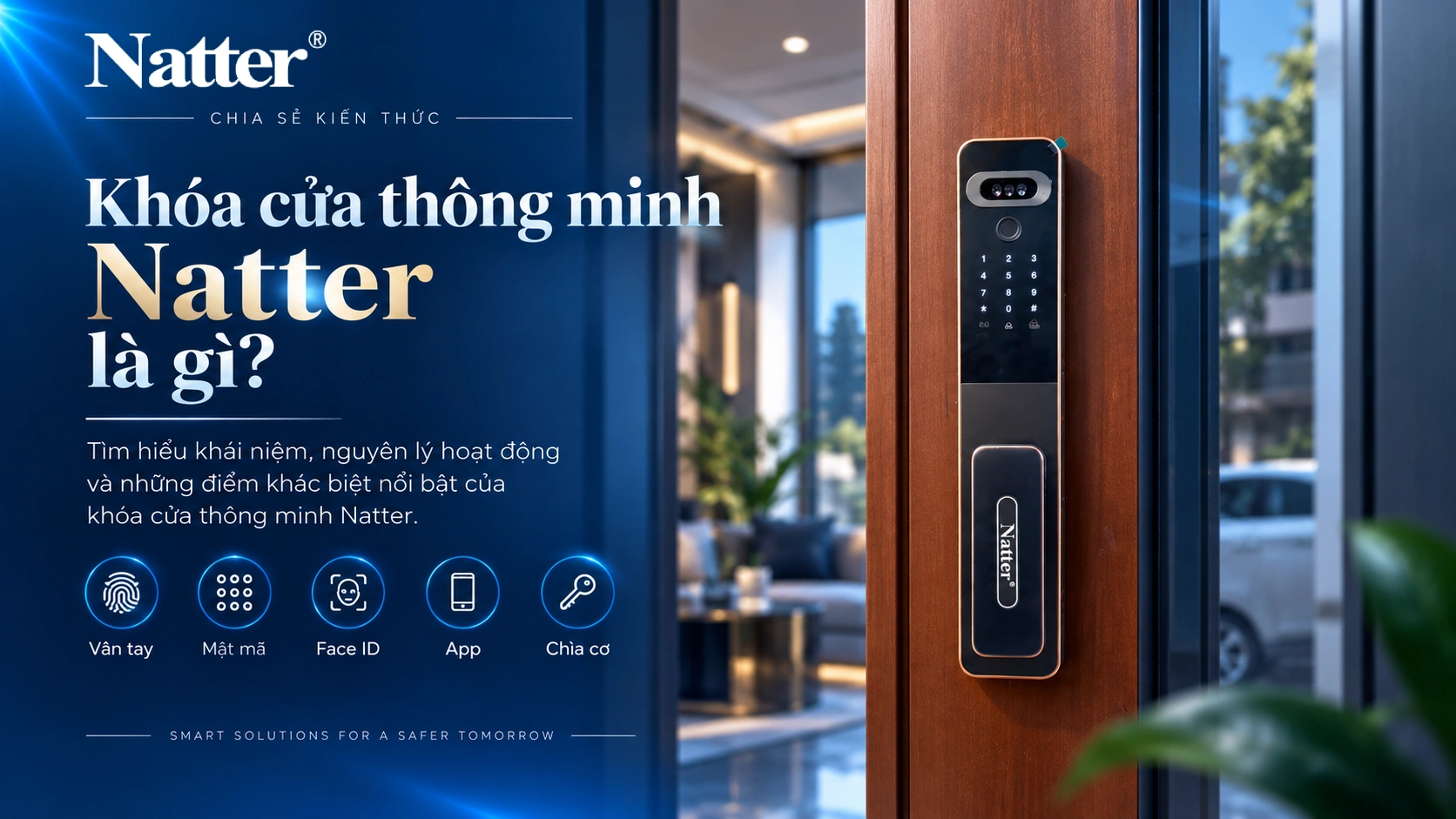 Khóa cửa thông minh Natter là gì