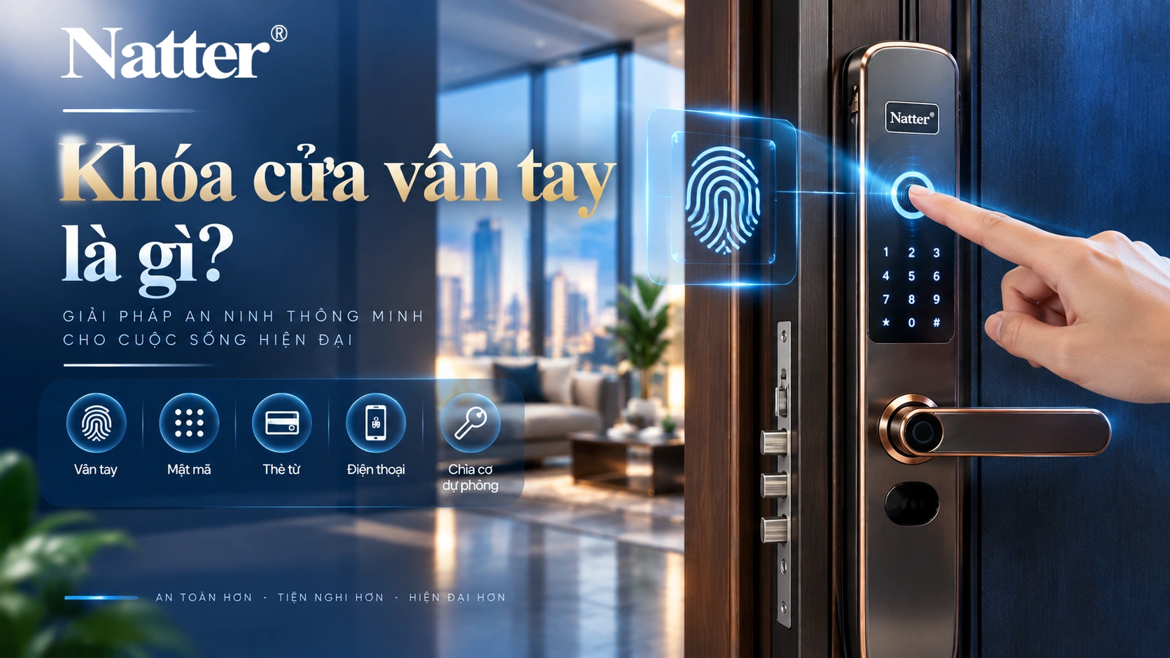 Khóa cửa vân tay là gì