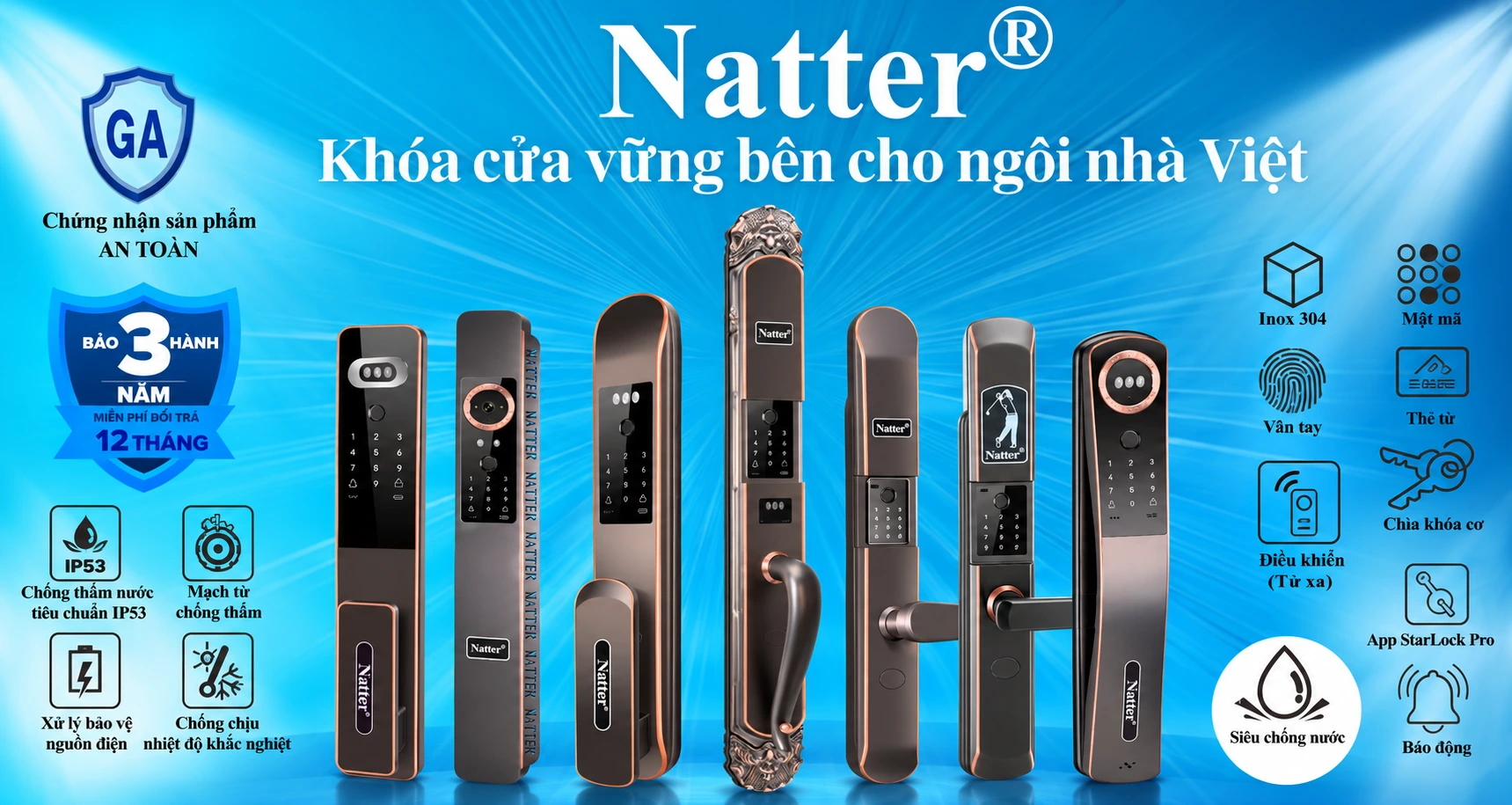 Banner Khóa cửa thông minh Natter